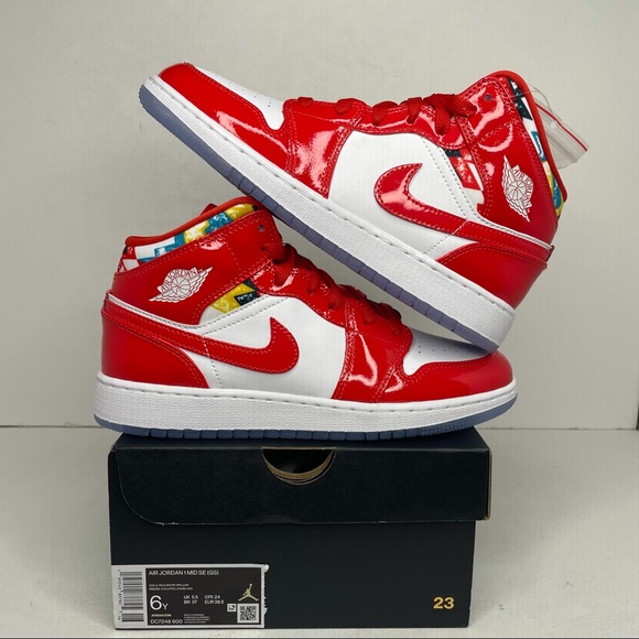 Jordan Shoes - Nike Air Jordan 1 Retro Mid “Barcelona Sweater”